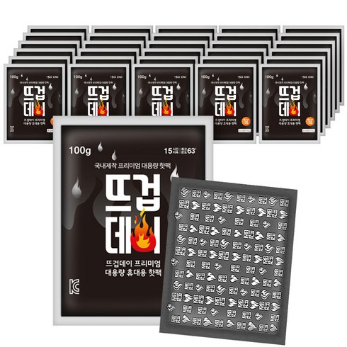 더나은 뜨겁데이 흔드는 핫팩 100g, 30개
