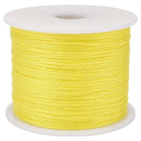 앞날창창 전통 매듭실 0.8mm x 50m, 옐로, 1개