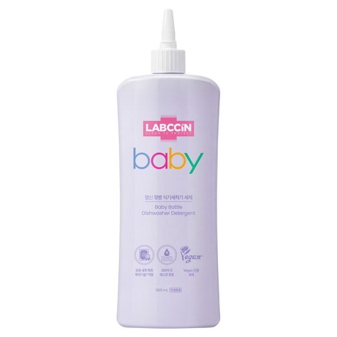랩신 베이비 젖병 식기세척기 세제, 500ml, 1개