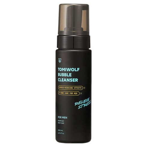토미울프 5.5pH 약산성 버블 쿨링 남성청결제, 200ml, 1개