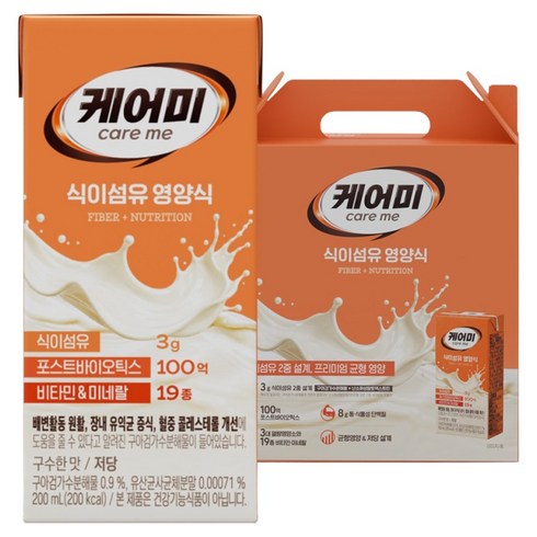 careme 식이섬유 영양식, 16개, 200ml
