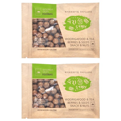 우리가스토리 껍질 마카다미아, 1kg, 2개