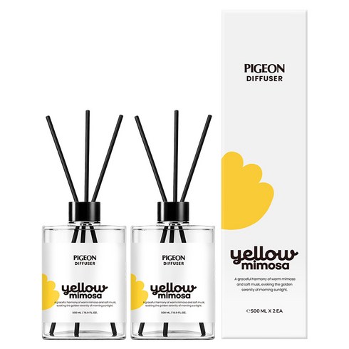 피죤 디퓨저, 옐로미모사, 500ml, 2개