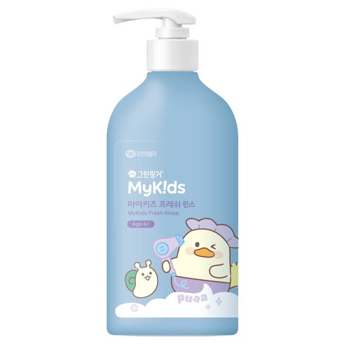 그린핑거 마이키즈 프레쉬 푸아 에디션 어린이 린스, 1개, 500ml