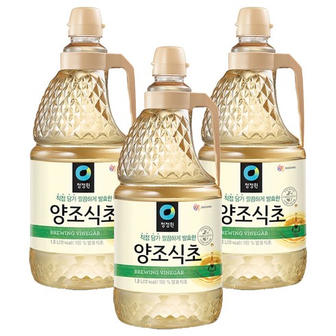 청정원 양조식초, 1.8L, 3개