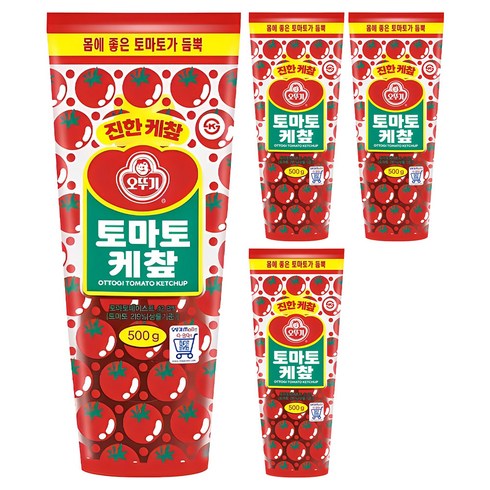 오뚜기 토마토 케챂, 500g, 4개