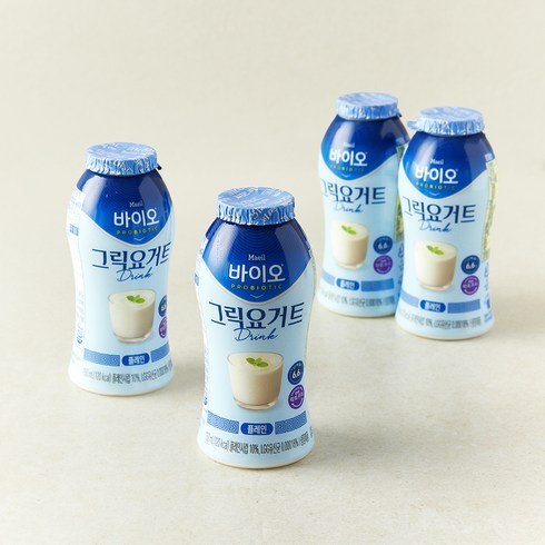 매일바이오 고단백 그릭요거트 드링크 플레인, 1개, 4개입, 150ml