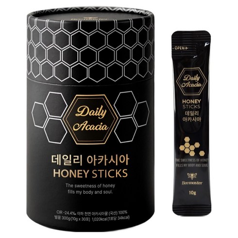 비마스터 데일리 천연 아카시아 꿀스틱 30p, 300g, 1개