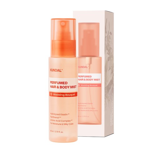 쿤달 퍼퓸 헤어 앤 바디 미스트 웨딩부케, 80ml, 1개