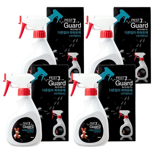 페스트세븐 가드 더존킬라 파워유제 살충제, 250ml, 4개