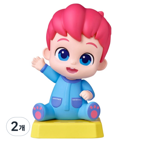 코코지 베베핀 아띠 생활 습관 동요 완구, 혼합색상, 2개