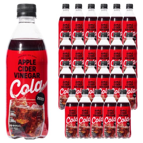 클룹 애사비소다 제로 콜라, 24개, 500ml