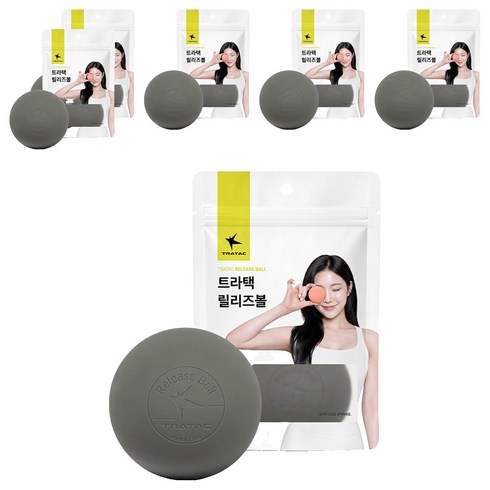 트라택 릴리즈 마사지볼 기본형, 그레이, 6개