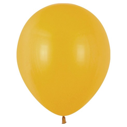 파티팡 라운드 레트로 풍선 30cm 100p, 레트로 머스타트옐로우, 1개