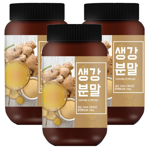 건강스토리 생강 가루, 150g, 3개