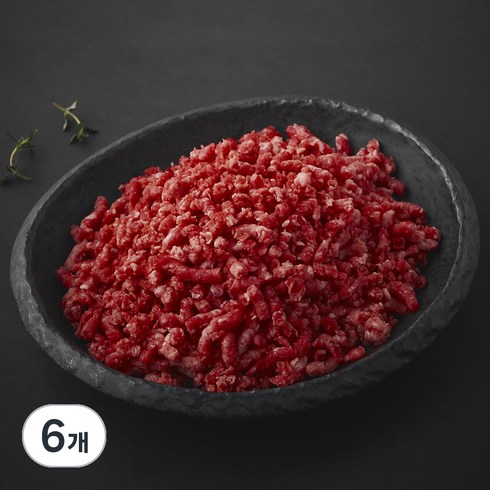 호주산 소고기 다짐육 (냉장), 6개, 300g