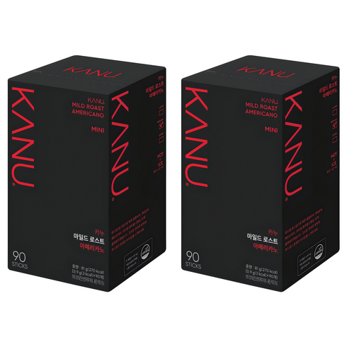 카누 마일드 로스트 아메리카노, 900mg, 90개입, 2개