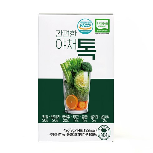 산마을 간편한 야채톡 14p, 42g, 1개