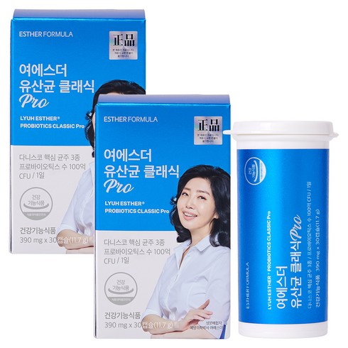 에스더포뮬러 여에스더 유산균 클래식 Pro 30캡슐, 2개, 30회분