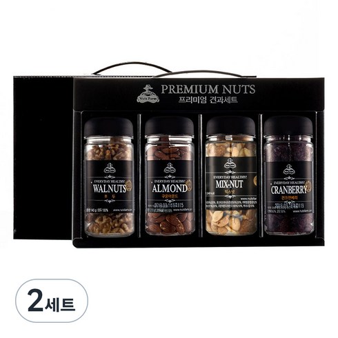 넛츠팜 프리미엄 5호 4종 견과세트 750g, 2세트