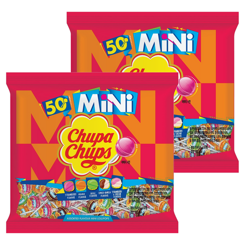 츄파춥스 미니 막대사탕 랜덤 발송, 300g, 2개