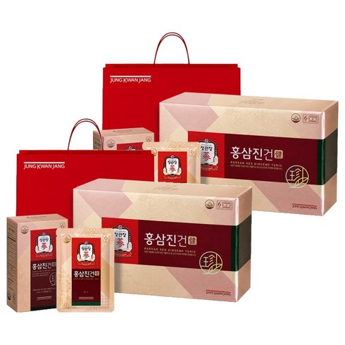 정관장 홍삼진건 + 쇼핑백, 30회분, 1.2L, 2개