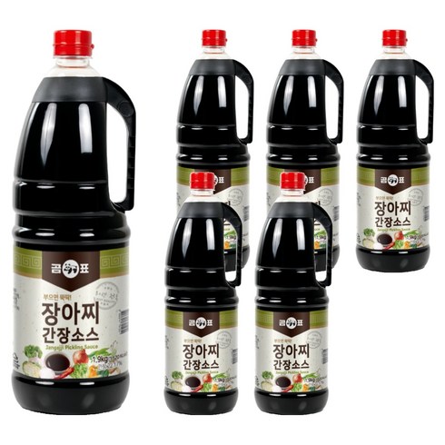 Gompyo 장아찌 간장소스, 1.9kg, 6개