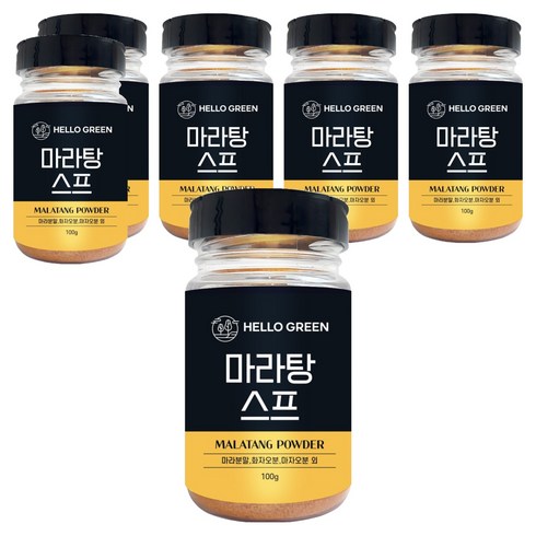 헬로우그린 마라탕 스프, 6개, 100g