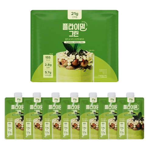 플라이밀 단백질 쉐이크 그린, 45g, 7개