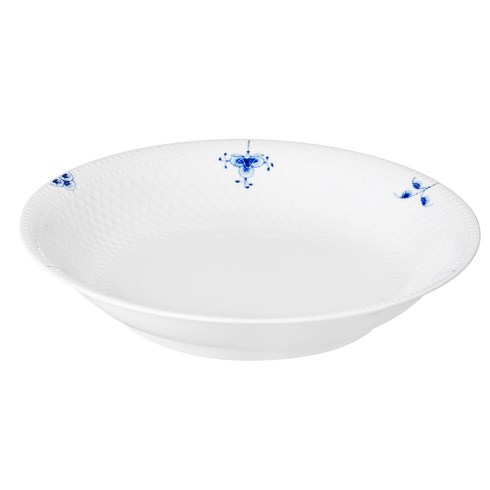 로얄코펜하겐 팔메테 블로썸 플레이트, 블루 + 화이트, 1개