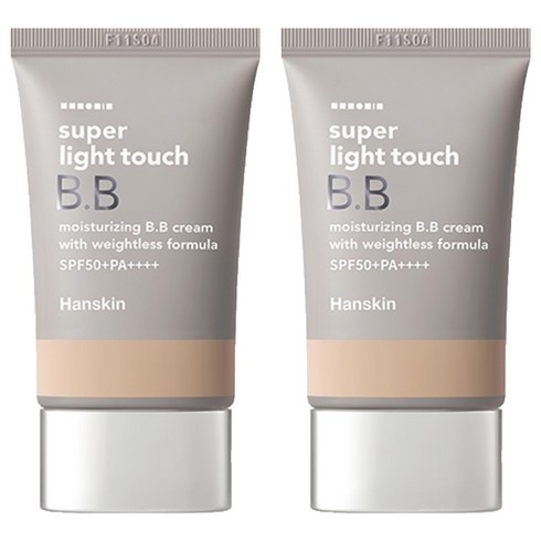 한스킨 수퍼 라이트 터치 비비크림 SPF 50+ PA++++, 30g, 2개