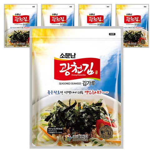 광천김 소문난 김가루, 400g, 5개