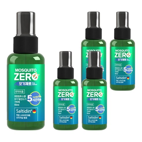 모기제로 모기 탈진드기 기피제, 50ml, 5개