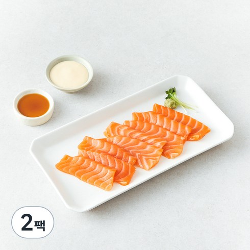 은하수산 노르웨이 연어 뱃살 회 (냉장), 200g, 2팩
