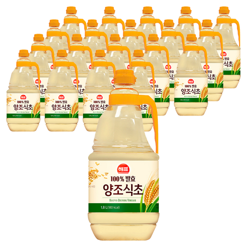 해표 양조식초, 1.8L, 20개