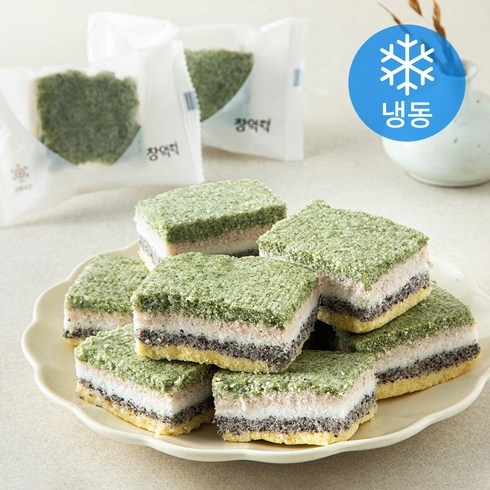 창억떡 무지개설기 10입 (냉동), 500g, 1개입, 1개