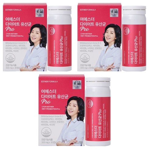 에스더포뮬러 여에스더 다이어트 유산균 Pro 9g, 3개, 30정