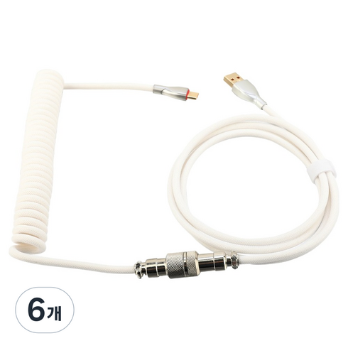 지클릭커 USB C TYPE 항공 케이블, 6개, 150cm