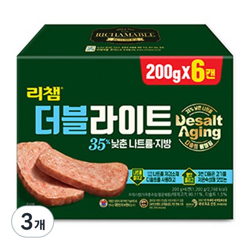 리챔 더블라이트, 200g, 18개