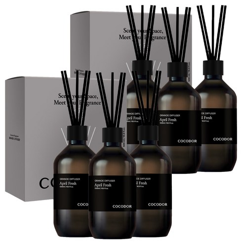 코코도르 그란데 디퓨저, 에이프릴프레쉬, 500ml, 6개