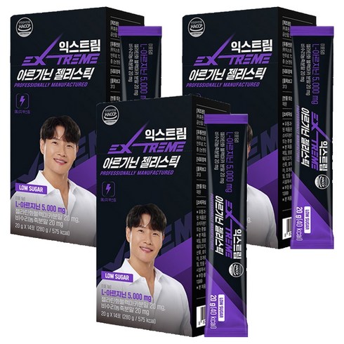 익스트림 아르기닌 젤리스틱, 280g, 3개