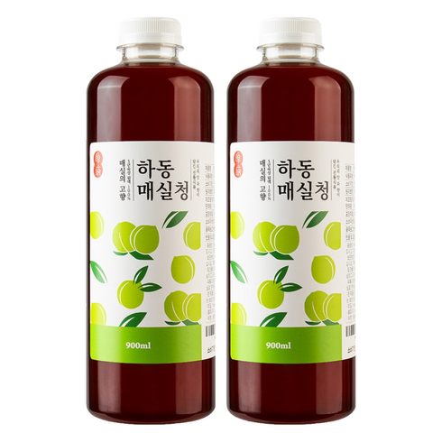 하동매실농장 매실청, 900ml, 2개
