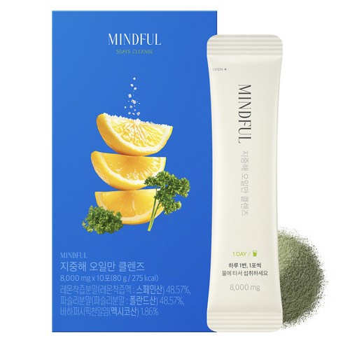 푸드올로지 마인드풀 지중해 오일만 클렌즈, 1개, 10회분