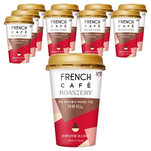 프렌치카페 로스터리 카푸치노, 200ml, 10개