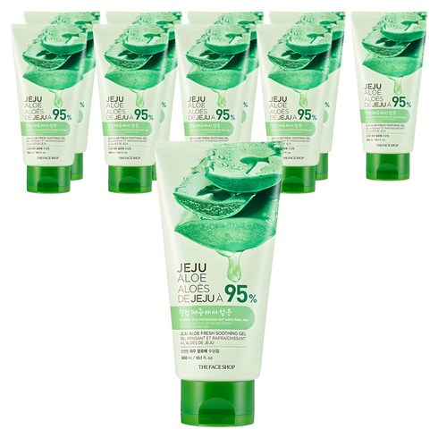 더페이스샵 신선한 제주 알로에 수딩젤, 300ml, 10개