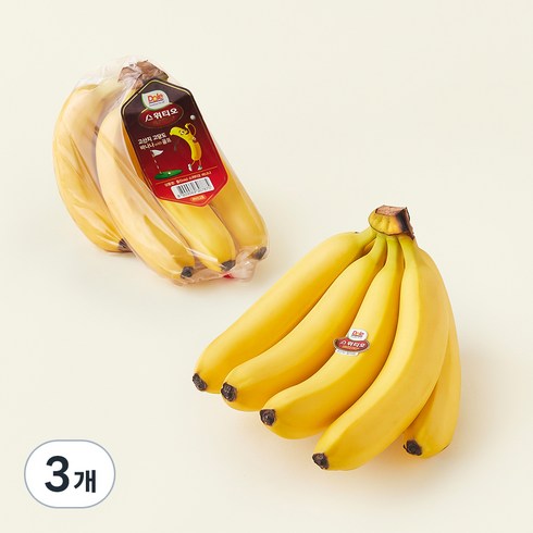 돌 스위티오 바나나, 1kg 내외, 3개