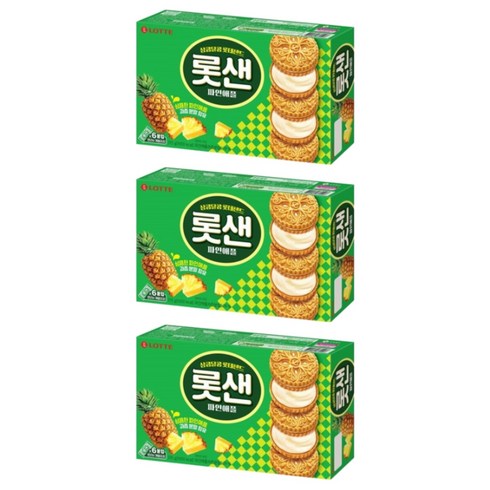 롯데웰푸드 롯데샌드 오리지널, 315g, 3개