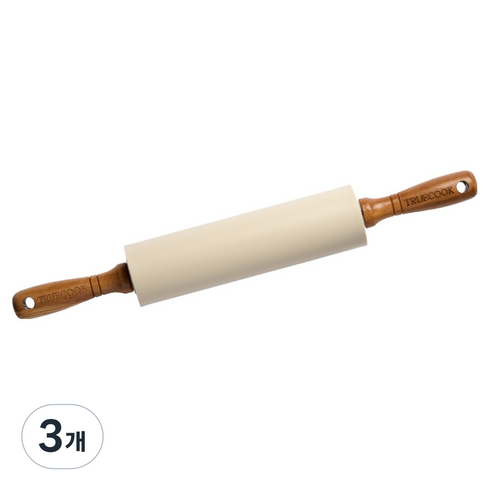 트루쿡 올리브 실리콘 밀대 롤링핀, 3개