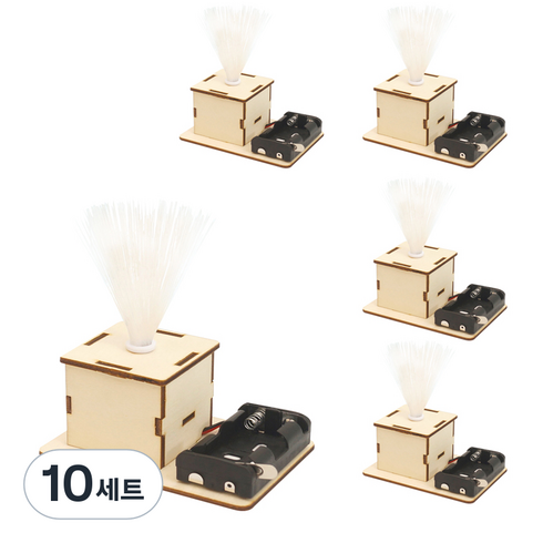티처스 STEAM 과학교구 LED 광섬유 조명등 램프 DIY 만들기 세트 E-23, 10세트
