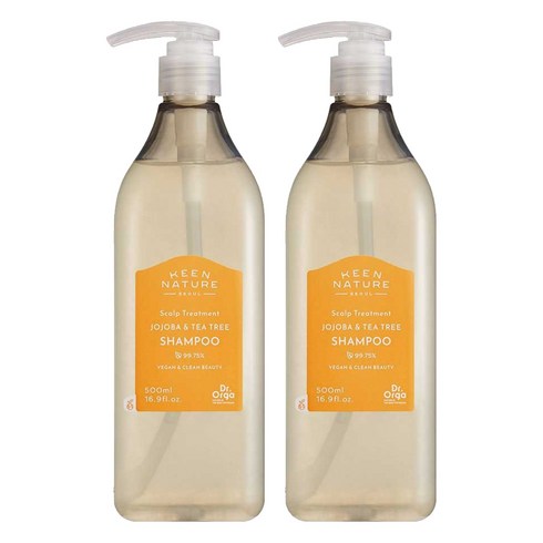 닥터올가 스칼프 호호바 티트리 샴푸, 500ml, 2개